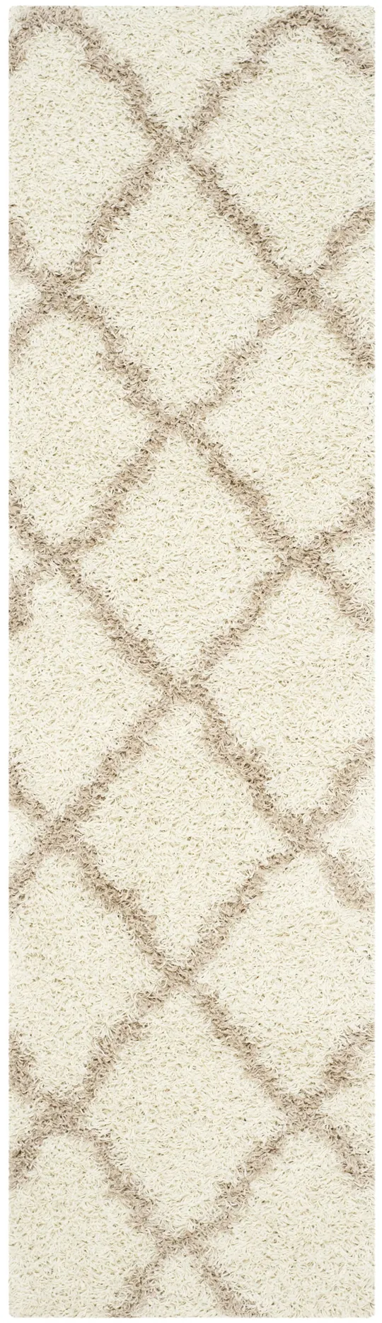 Safavieh Dallas Shag Ivory & Beige Area Rug; 6& x 9&