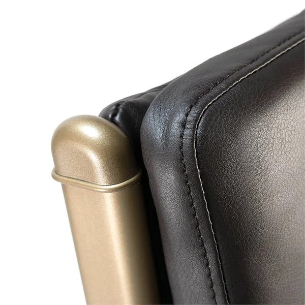 Scranton & Co High Back Leather Executive Office Chair in Brown