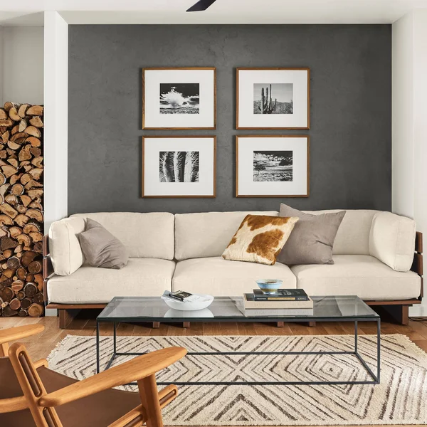 Room & Board - Modern Cedric Floor Lamp 48H in Graphite White