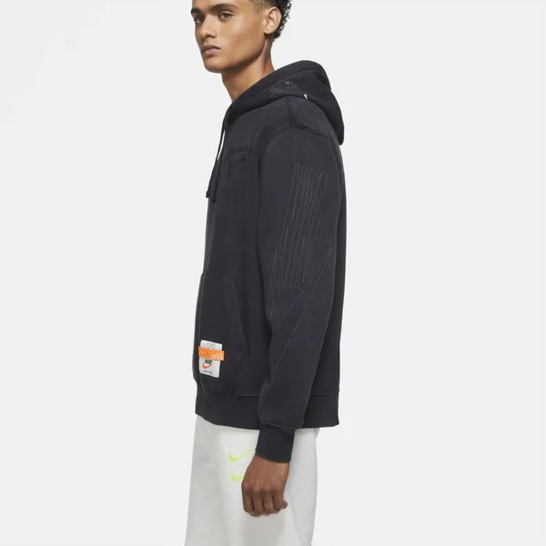 Nike Club Wash Drip Hoodie - Mens - Black/Black