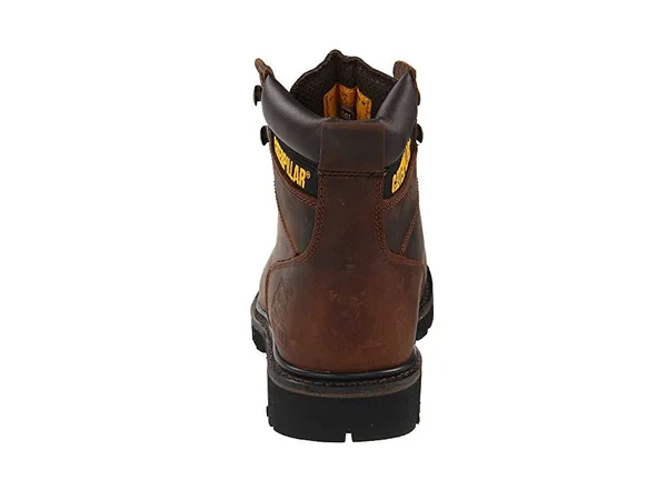 Caterpillar Men's Second Shift Steel Toe Work Boot - 13-W Brown