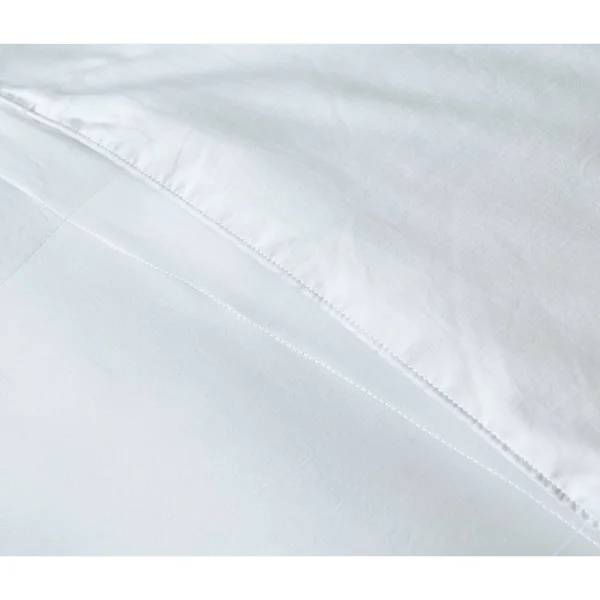 Blue Ridge Home Fashions All Season 233 TC Cotton Solid Color Down Alternative Comforter White King