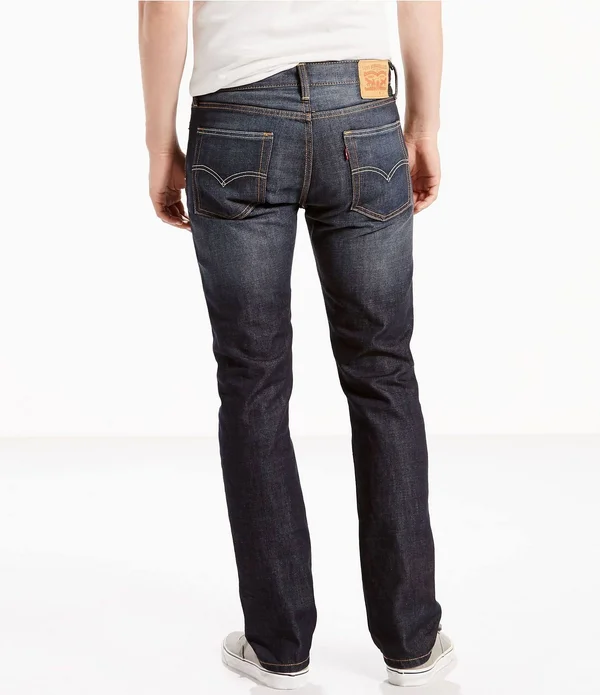 Levi&s Men's 513 Slim Straight Fit Jeans - Brown
