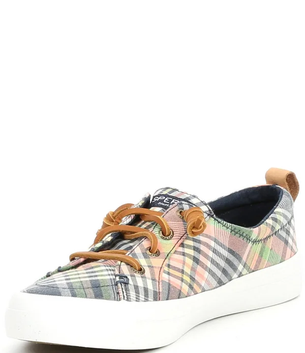 Sperry Top-Sider Women's Crest Vibe Sneaker - Size: 7, Kick Back Plaid