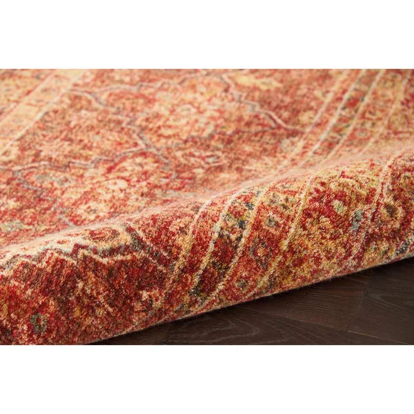 Nourison Vintage Tradition VGT03 Brick Area Rug, 7&10x22 x 9&10x22