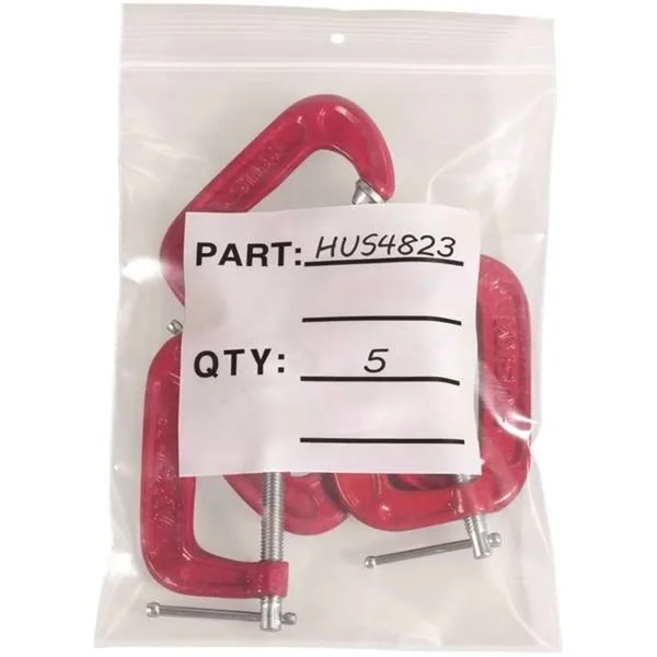 Box Partners Parts Bags w/Hang Holes 4 Mil 12x22 x 18x22 Clear 500/Case Pb12015