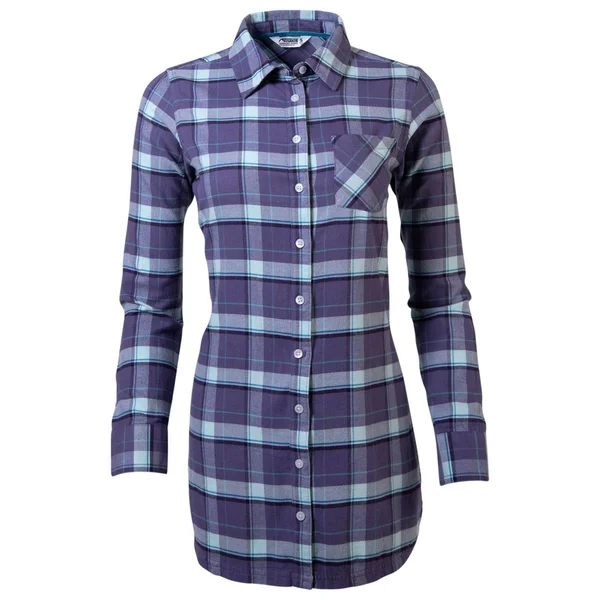 Mountain Khakis Penny Plaid Tunic Shirt Women's Blouse Nightshade : MD