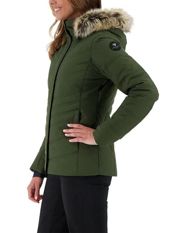 Obermeyer Women's Tuscany II Insulated Jacket Green 8