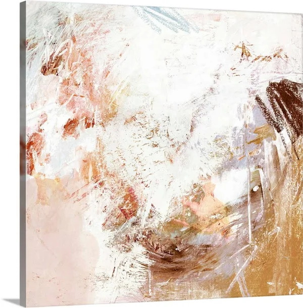 Blush & Umber II - Canvas Wall Art, 20x20, Great Big Canvas
