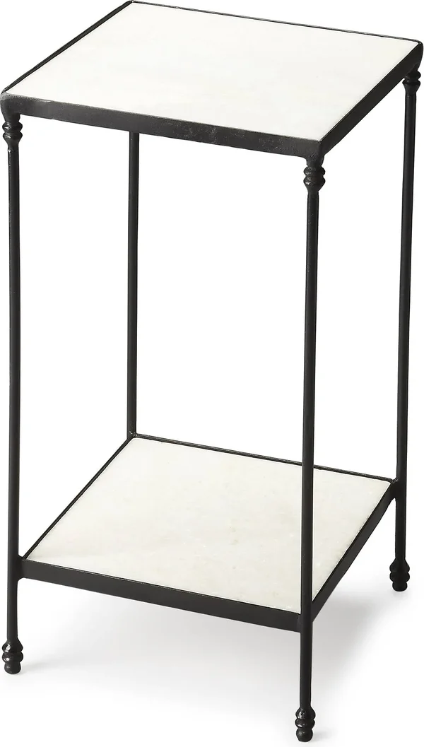Butler Larkin Marble & Iron Accent Table
