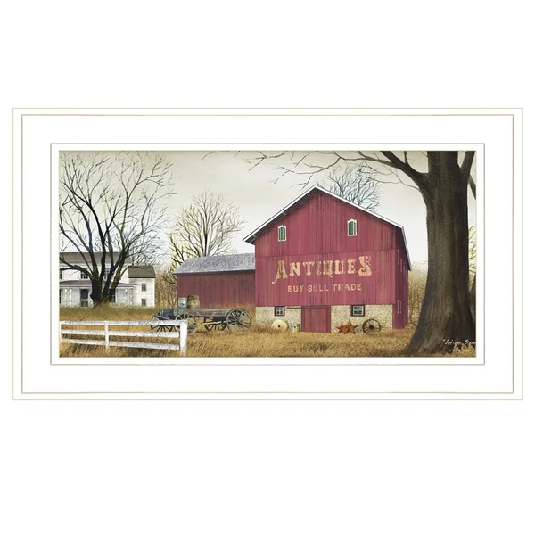 Antique Barn by Billy Jacobs Printed Framed Wall Art Wood Multi-Color