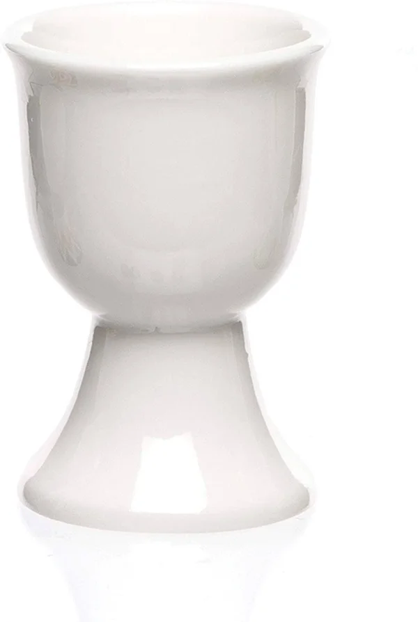 Baker Ross Egg Cups - Easter Crafts for Kids to Decorate, Personalise and Use (Box of 4), 70mm, White