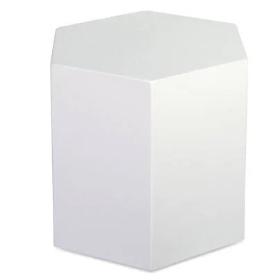Orren Ellis Minas End Table Color: White