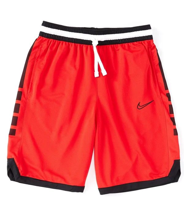Nike Men's Dri-Fit Elite Basketball Shorts - Medium, Red