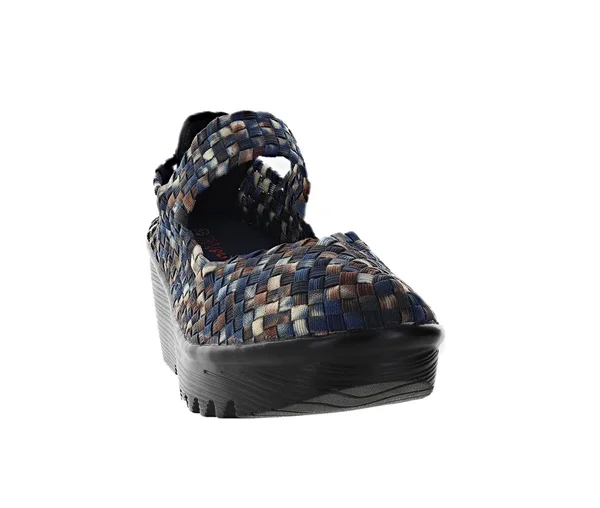 Women's Bernie Mev Lulia, Size: 37, Navy Camo Stretch Nylon