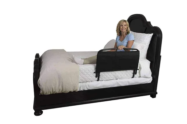 Stander 30x22 Home Safety Adult Bed Rail with Padded Organizer Pouch