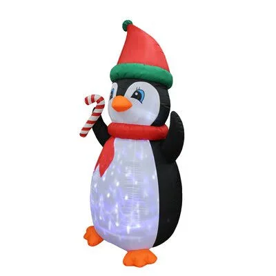 The Holiday Aisle Twinkle Penguins Yard Christmas Inflatable