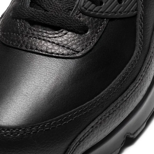 Nike Air Max 90 Leather Black Men's Shoes, Size: 13