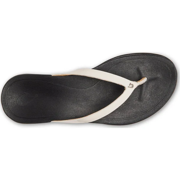 Olukai Ho&opio Leather Black/Black - Black/Black, 6