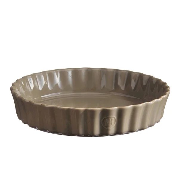 Emile Henry Deep Flan Dish, 1.2 qt, Clay