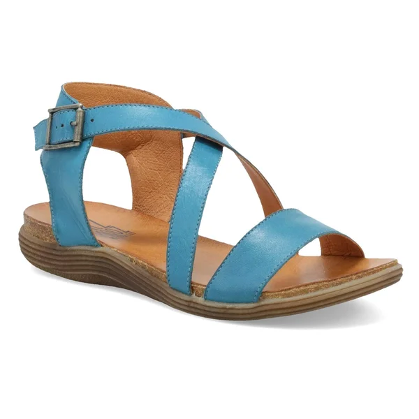 Miz Mooz Margarita Women's Ankle Strap Sandal Marine Size 36