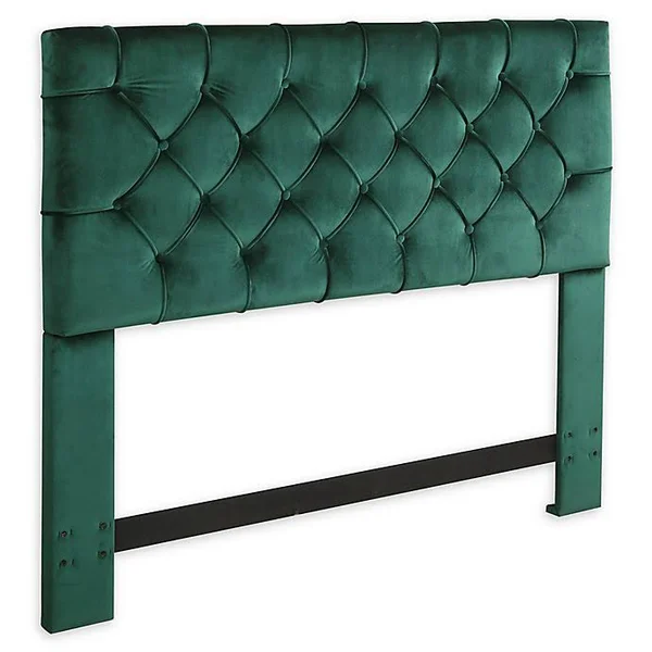 Chic Home Clytia Twin Velvet Headboard in Green - 61.5" x 4"