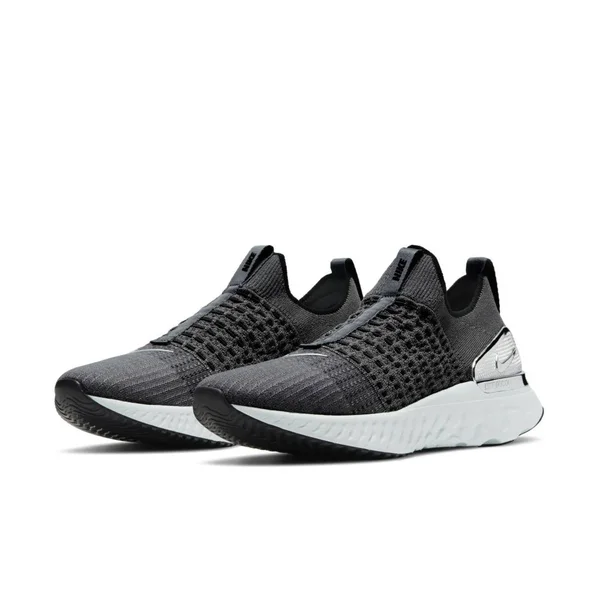 Nike Men's React Phantom Run Flyknit 2 Running Shoes CJ0277 - 10.5 - Grey