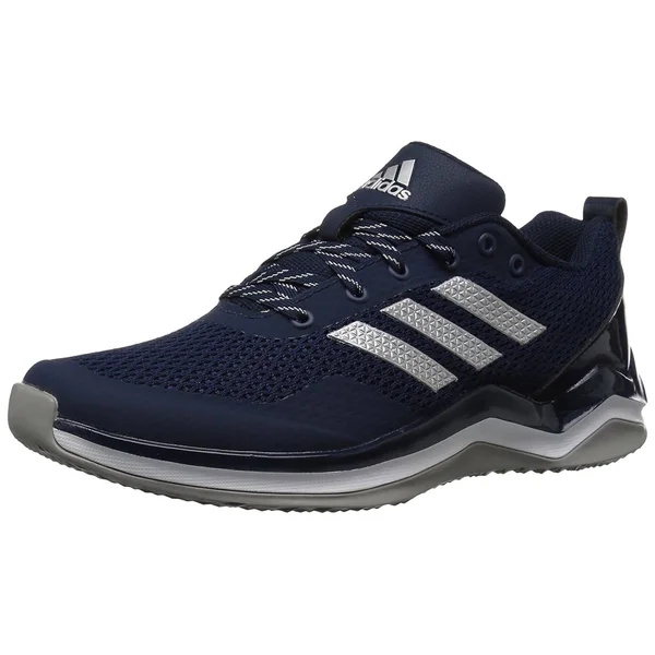Men's Speed Trainer 3 Shoes - White/Silver/Black, 4.5, Adidas