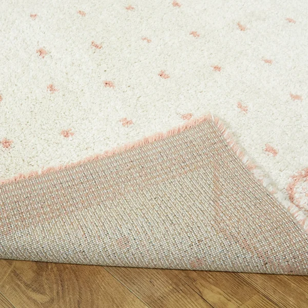 Crivelli Moroccan Shag Area Rug - 2&7x22 x 7& Runner - Pink
