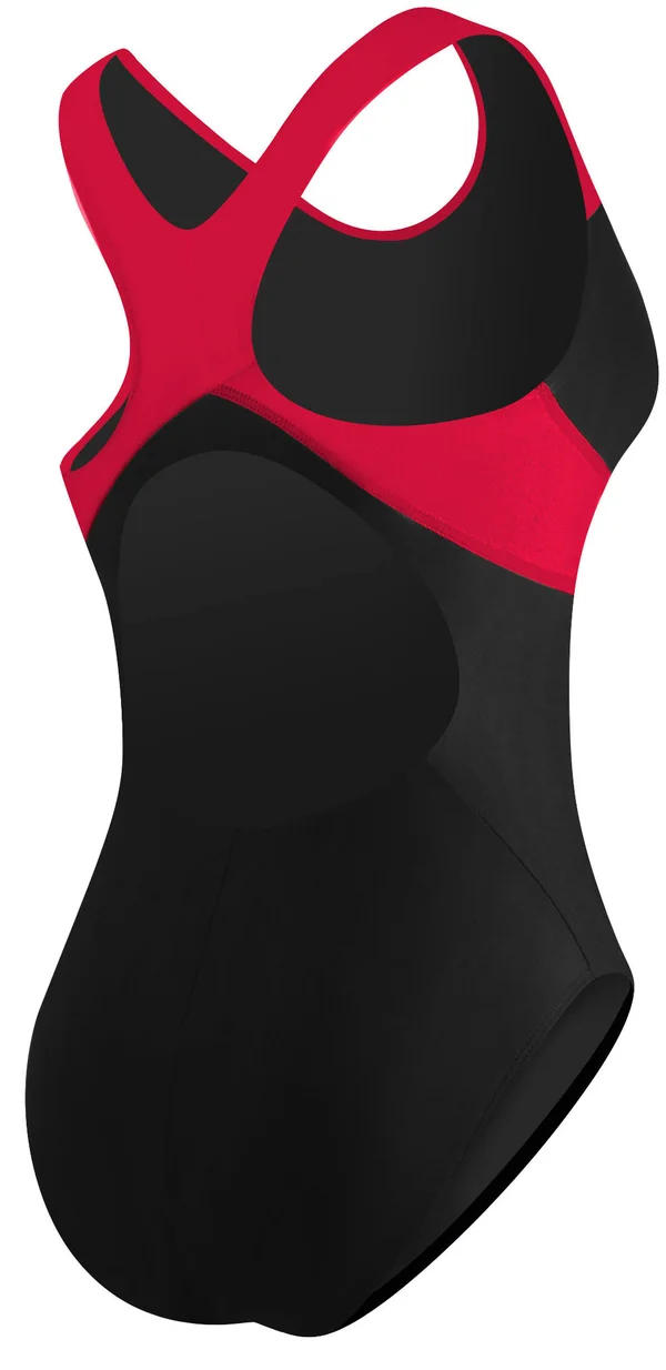 TYR Alliance T - Splice Maxfit Women's Swimsuit Black/Red 34