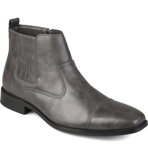 Vance Co. Grey Wide Width Alex Boots