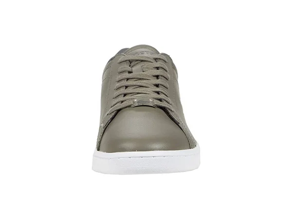 Lacoste Carnaby Evo 0121 2 SMA Men's Shoes Khaki/White : 9.5 M