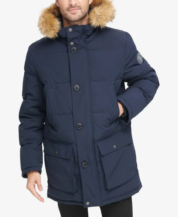 Tommy Hilfiger Long Snorkel Coat 2339119 - S - Navy