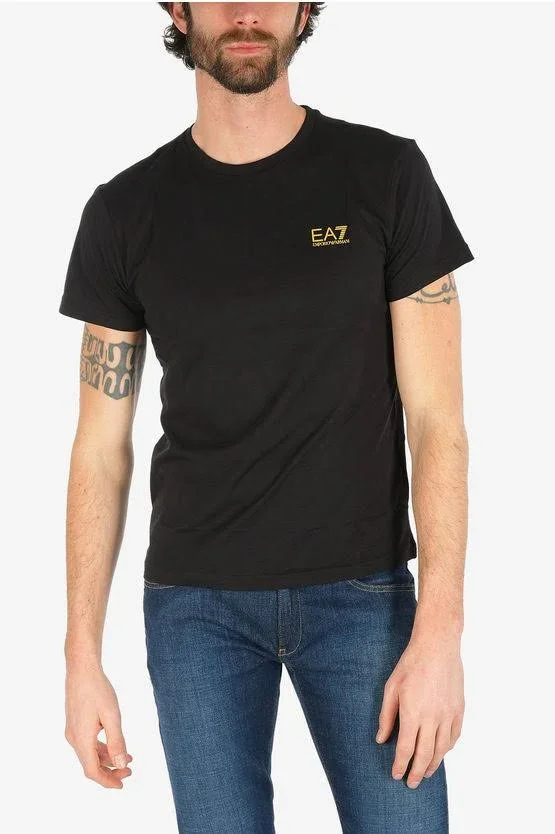 EA7 Emporio Armani Core ID Crew Neck T Shirt Black
