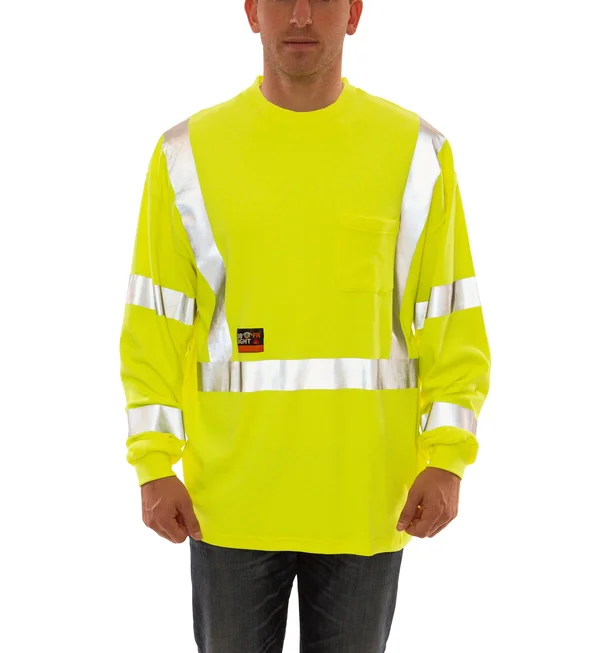 Tingley S85522 FR Long Sleeve T-Shirt - yellow, 2Xl