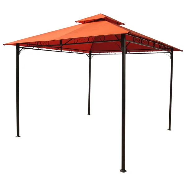 International Caravan Square Vented Canopy Gazebo, Cranberry
