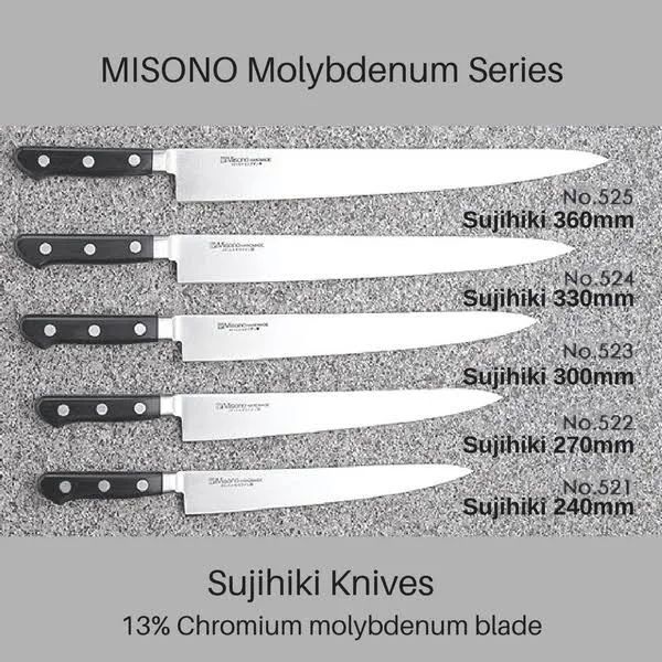 Misono Molybdenum Sujihiki Knife
