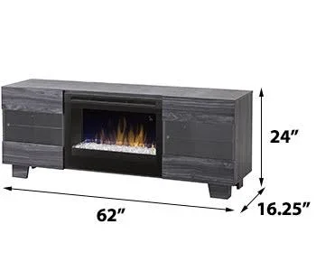 Dimplex Max Media Console Electric Fireplace with Acrylic Ember Bed
