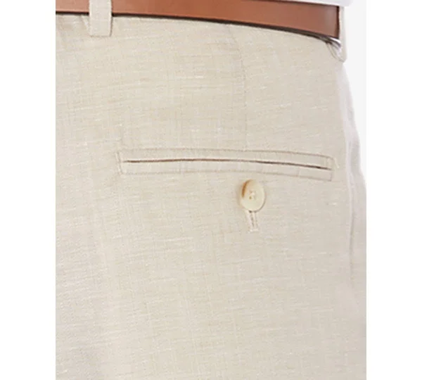 Perry Ellis Flat-Front Linen Herringbone Suit SEPARATE Pants - 42 32
