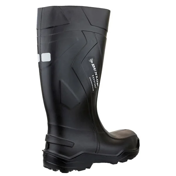 C762041, Dunlop Purofort+ Full Safety Wellington, Mens Safety Boots Black 40 EUR