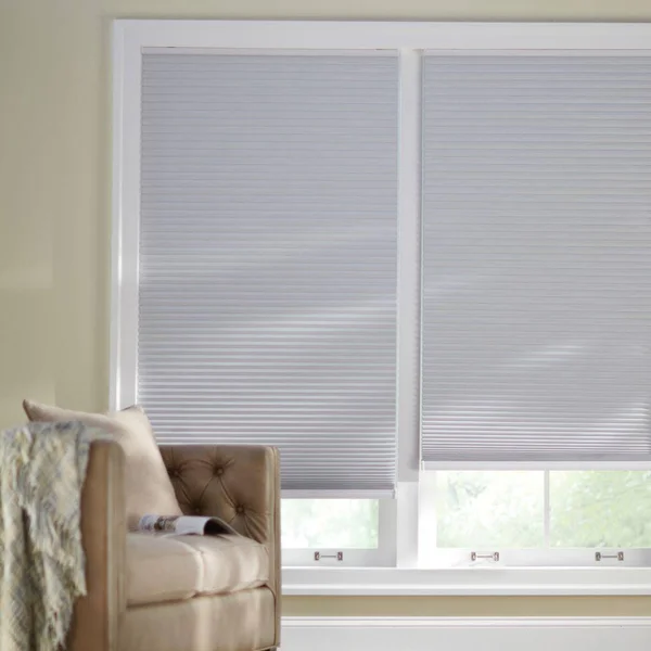 Home Decorators Collection Shadow White Cordless Blackout Cellular Shade - 67.75 in. W x 48 in. L