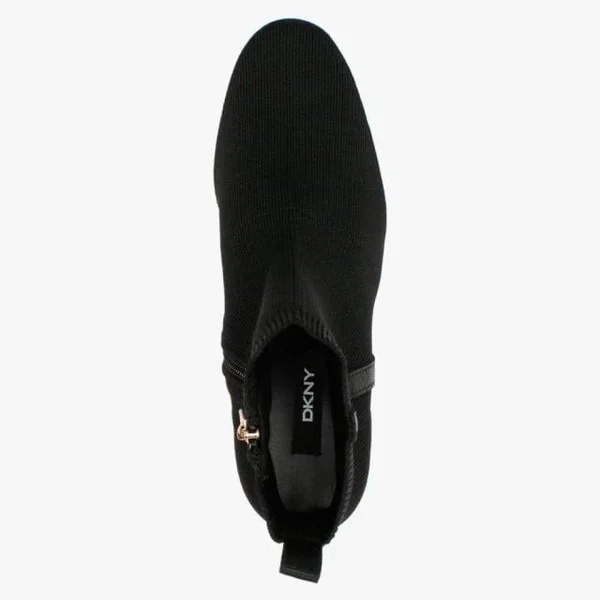 Dkny Cali Logo Wedge Sneaker Booties - 8.5M