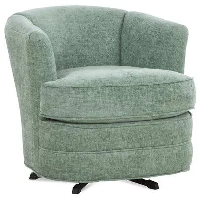 Greyson 29x22 Wide Swivel Barrel Chair Braxton Culler Cream Performance; 0861-91