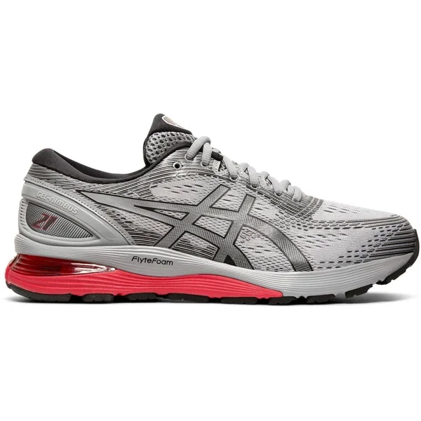 Asics Men's GEL-Nimbus 21 Running Shoes - Black, 10.5