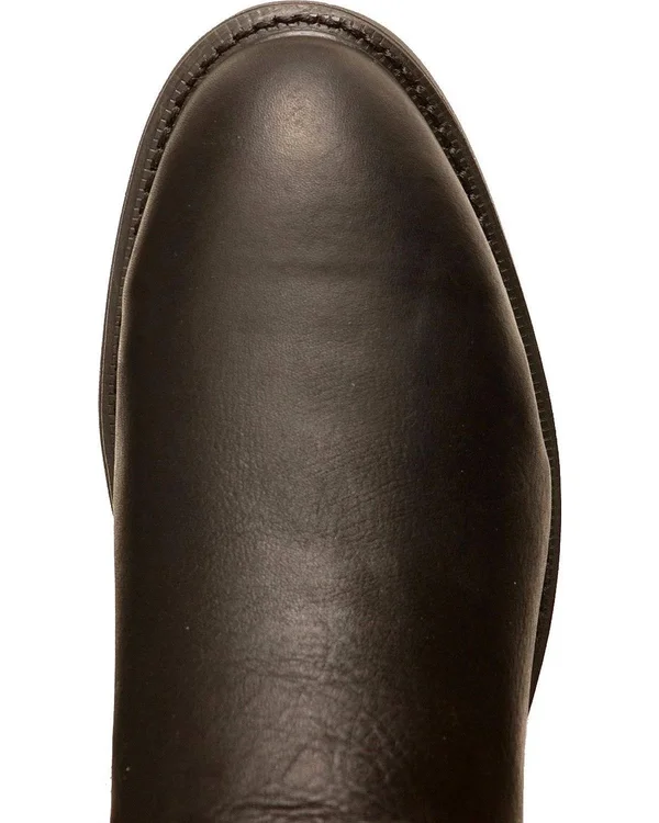 Justin Men's Conductor Black Steel Toe Work Boots - 4767 - Size 10.5