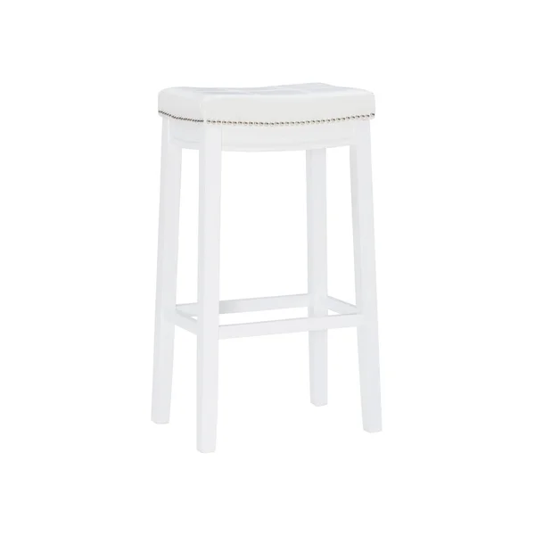 Claridge Barstool White - Linon BS254WHT01U