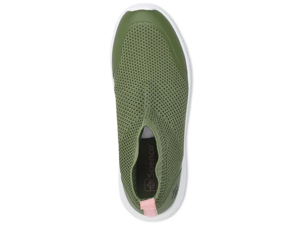Spenco Orthotic Sneakers - Yoga Stretch - Size 8 Wide, Spice