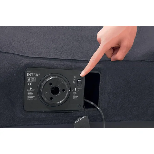 Intex Twin Classic Pillow Rest Air Mattress Bed with Built in Pump (6 Pack)