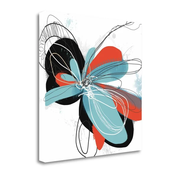 30x22 x 30x22 The Flower Dances 1 by Jan Weiss Fine Art Giclee Print