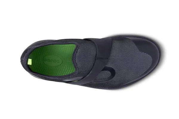 OOFOS OOmg Low Fibre (White/Navy) Women's Shoes